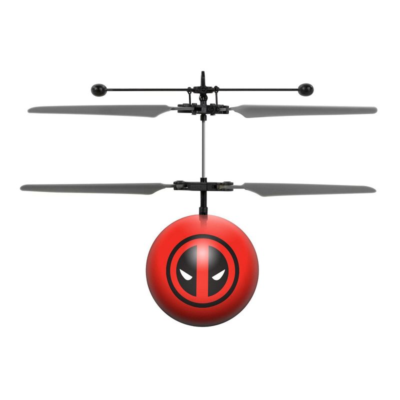 World Tech Toys Marvel X-Men Deadpool IR UFO Ball Helicopter, 3 of 4