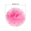Unique Bargains Decorative Reusable Party Wedding Tissue Pom Poms Flowers 10 Pcs - 2 of 4