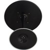 Anybear 31.5" Round Black Dining Table, Medieval Casual Table Seating 2-4 People - 2 of 4