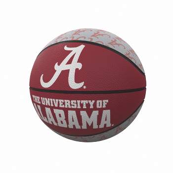 NCAA Alabama Crimson Tide Repeating Logo Mini-Size Rubber Basketball