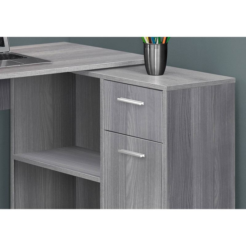 60" Computer Desk with Storage Cabinet - EveryRoom, 4 of 7