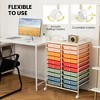 Tangkula Office Rolling Cart 20 Storage Drawers Scrapbook Paper Studio Organizer Macaron - 4 of 4