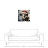 Creative Products Painty Christmas Cow 24 x 24 Canvas Wall Art - 3 of 4