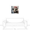 Creative Products Painty Christmas Cow 24 x 24 Canvas Wall Art - image 3 of 4