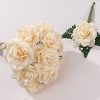 Floral Home 8" Pick Ivory Rose - 50-Piece - 4 of 4