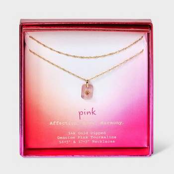 14k Gold Dipped Cubic Zirconia Shaker Charm Pendant Necklace - A New ...