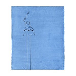 Cartoon Network Adventure Time Silk Touch Throw Blanket 50x 60 Inches - 1 of 4