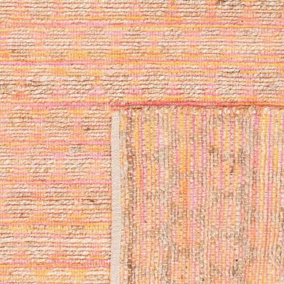 Cape Cod 5' x 8' Orange and Natural Cotton Area Rug