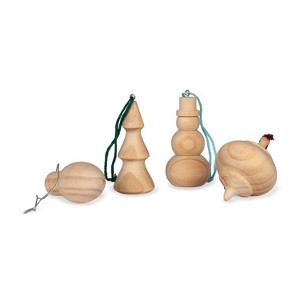 Wooden Ornaments Bulb - Bullseye's Playground™ - 1 of 2