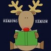 Junior's Design By Humans Christmas Reading Reindeer Shirt By Galvanized T-Shirt - 2 of 3