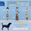 Velvet Large Dog Couch with Foam Cushion, Soft and Cute Dog Bed with Pearl Design, Dog Sofa for Big and Medium Dogs, Dark Blue - 3 of 4