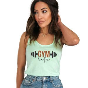 Simply Sage Market Gym Life Racerback Tank - 1 of 4