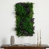 Nearly Natural 20"x40" UV Resistant Borneo Jungle Artificial Living Wall Panel Green - 2 of 4