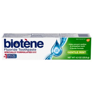 Biotene Gentle Mint Dry Mouth Toothpaste, 4.3 oz - 1 of 3