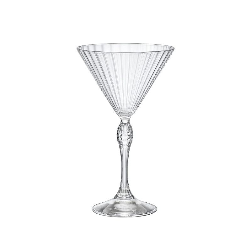 Bormioli Rocco America '20s 8.25 oz. Martini Glasses, 4-Piece, Clear, 2 of 5