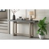 MAYEERTY 41.3" Console Table, Industrial 4-Tier Sofa Entryway Table with Circle Base - 2 of 4