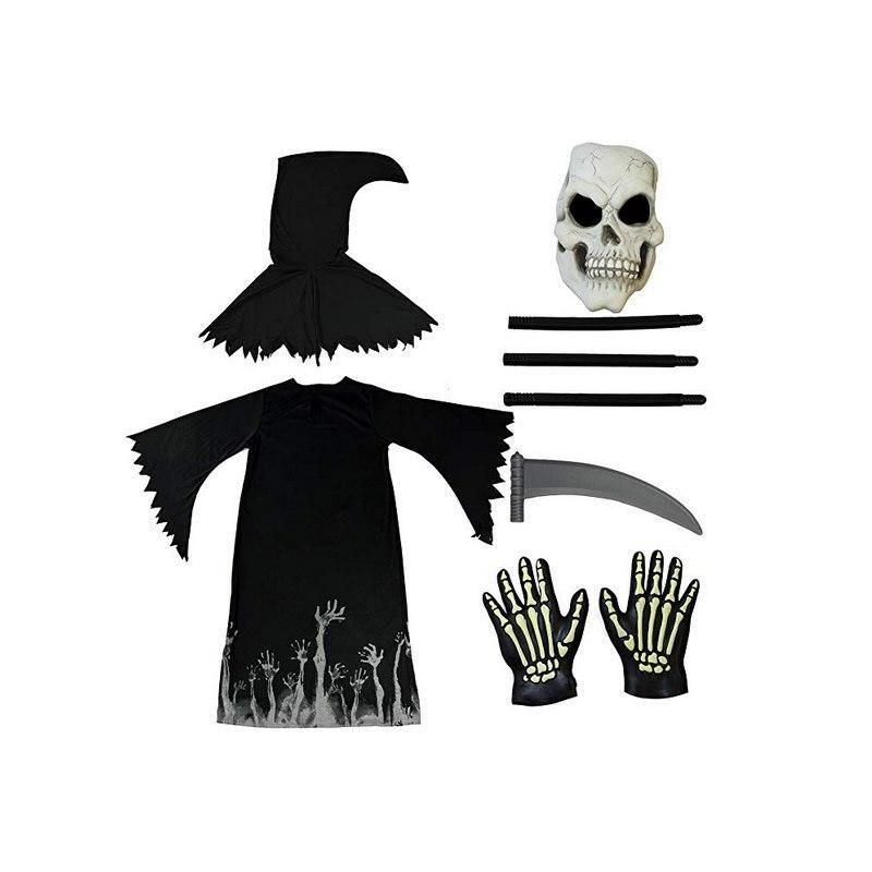 Grim Reaper Deluxe Costume - Large, 2 of 4