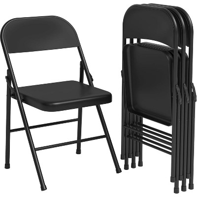 homfan  Meta lFolding Chairs Portable Kitchen Chair Foldable ，350lb Weight