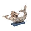 Beachcombers Driftwood Mermaid W/ Trumpet On Base - 3 of 4