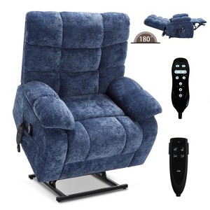 TiramisuBest Lift Recliner Chair Heat Massage Dual Motor Infinite Position Up to 350 LBS Large Electric Power Lift Recliners with Power-Remo - 1 of 4