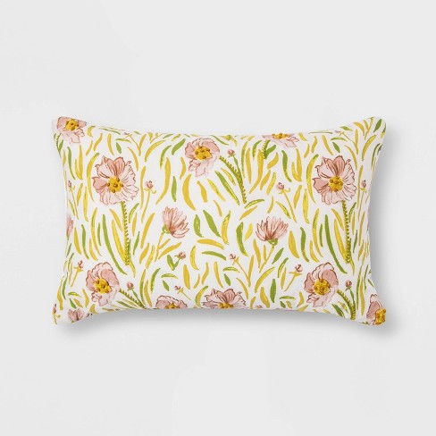 Lumbar Floral Pillow - Threshold™ : Target