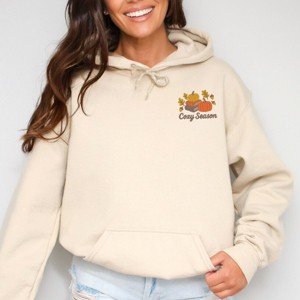 Embroidered Cozy Season Books - Women's Hoodie - 1 of 4