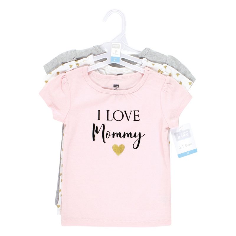 Hudson Baby Infant Girl Short Sleeve T-Shirts, Girl Mommy, 2 of 6