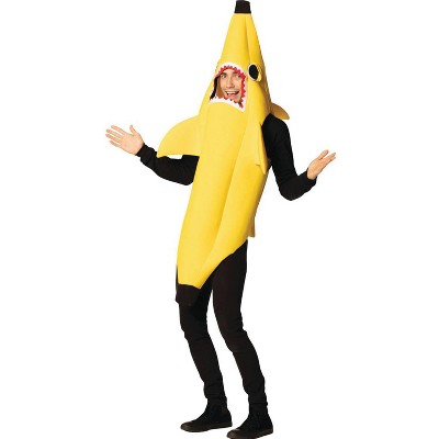 Imposta Costumes Adult Banana Shark Costume Bodysuit Yellow One Size