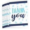 Big Dot of Happiness It's a Boy - Blue Baby Shower Thank You Cards (8 count) - 2 of 4