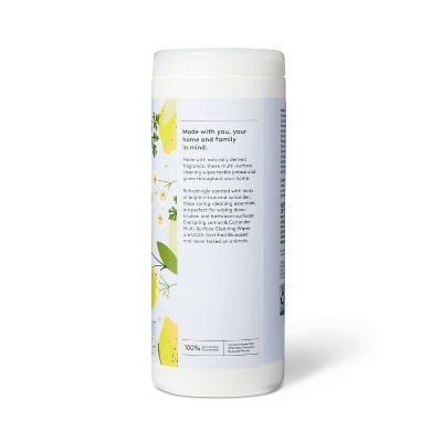 Lemon &#38; Coriander Wipes - 35ct - Everspring&#8482;