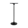 Elegant End Table, Side Table, or Small Night Stand for Room Decor - Slim Metal Drink Table with Marble Top and Trumpet Base - 4 of 4
