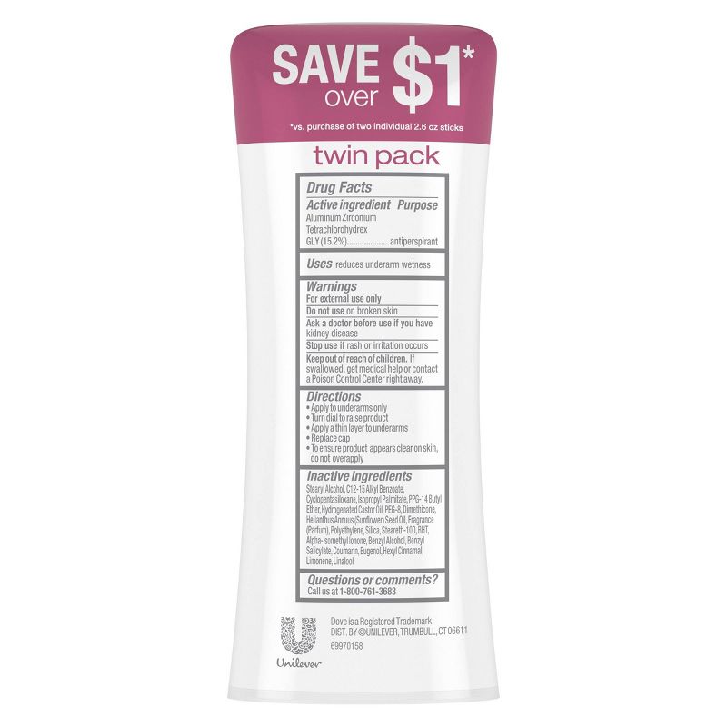 Dove Beauty Advanced Care Caring Coconut 48-Hour Women&#39;s Antiperspirant &#38; Deodorant, 4 of 14