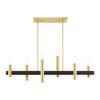 Livex Lighting Helsinki 6 - Light Chandelier in  Satin Brass/Bronze - 2 of 4