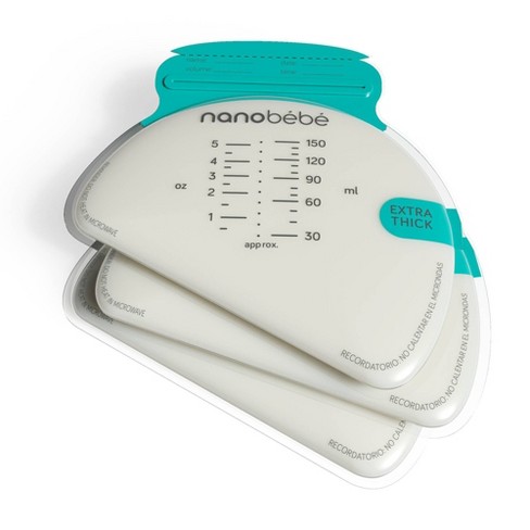 Nanobebe 25 Breastmilk Storage Bags and Organizer
