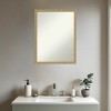 Amanti Art Mila Non-Beveled Wood Framed Bathroom Vanity Wall Mirror - 4 of 4