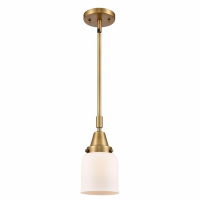 Bell - 1 Light Stem Hung Mini Pendant In Industrial Style-11.13 Inches Tall and 5 Inches Wide
