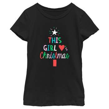 Girl's Lost Gods This Girl Loves Christmas T-Shirt
