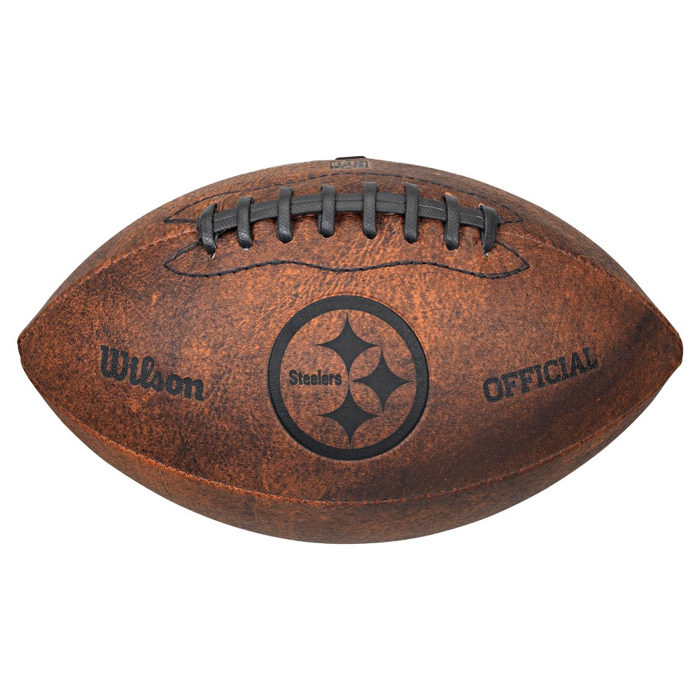 UPC 883813709243 product image for Pittsburg Steelers Wilson 9 Inch Throwback Football | upcitemdb.com