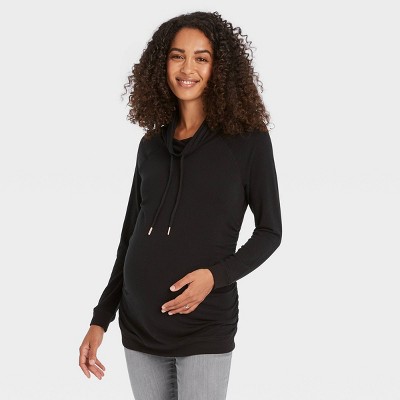 Maternity Sweatshirt - Isabel Maternity by Ingrid & Isabel™ Black L