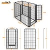 Yaheetech 6 Panels 47.5" Dog Playpen Panels Iron Dog Cat Exercise Barrier, Black - 3 of 4