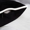 DSVIMOY Support Pillow Halloween Boo Ghost Velvet Throw Pillow for haunted Seasonal Decor, Black, 17"*17"*10" - 4 of 4
