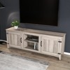 HDZNVF TV Stand Storage Media Console Entertainment Center With Two Doors - 3 of 4