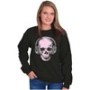 Vintage Skull Headphones Music Sweatshirt for Men or Women Brisco Brands - 3 of 4