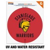 California State University Stanislaus Warriors Logo Automotive Car Window Locker Circle Bumper Sticker - 2 of 4