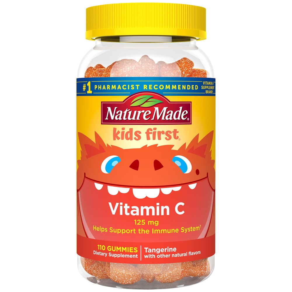 Photos - Vitamins & Minerals Nature Made Kids First Vitamin C Gummies for Immune Support - Tangerine 