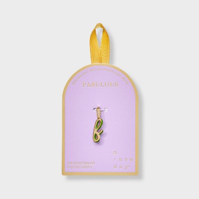 14K Gold Dipped Lower Case Letter Charm - A New Day™ Gold