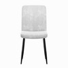 NicBex Dining Chairs Set of 4,Kitchen Chairs with Upholstered Cushion Seat and Metal Legs for Dining Room,Living Room,Kitchen - 3 of 4