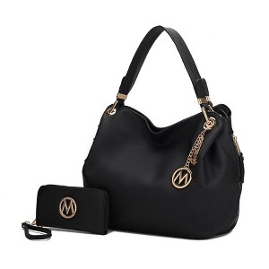 MKF Collection Fabienne Vegan Leather Women’s Hobo Bag with Wallet by Mia K - 1 of 4
