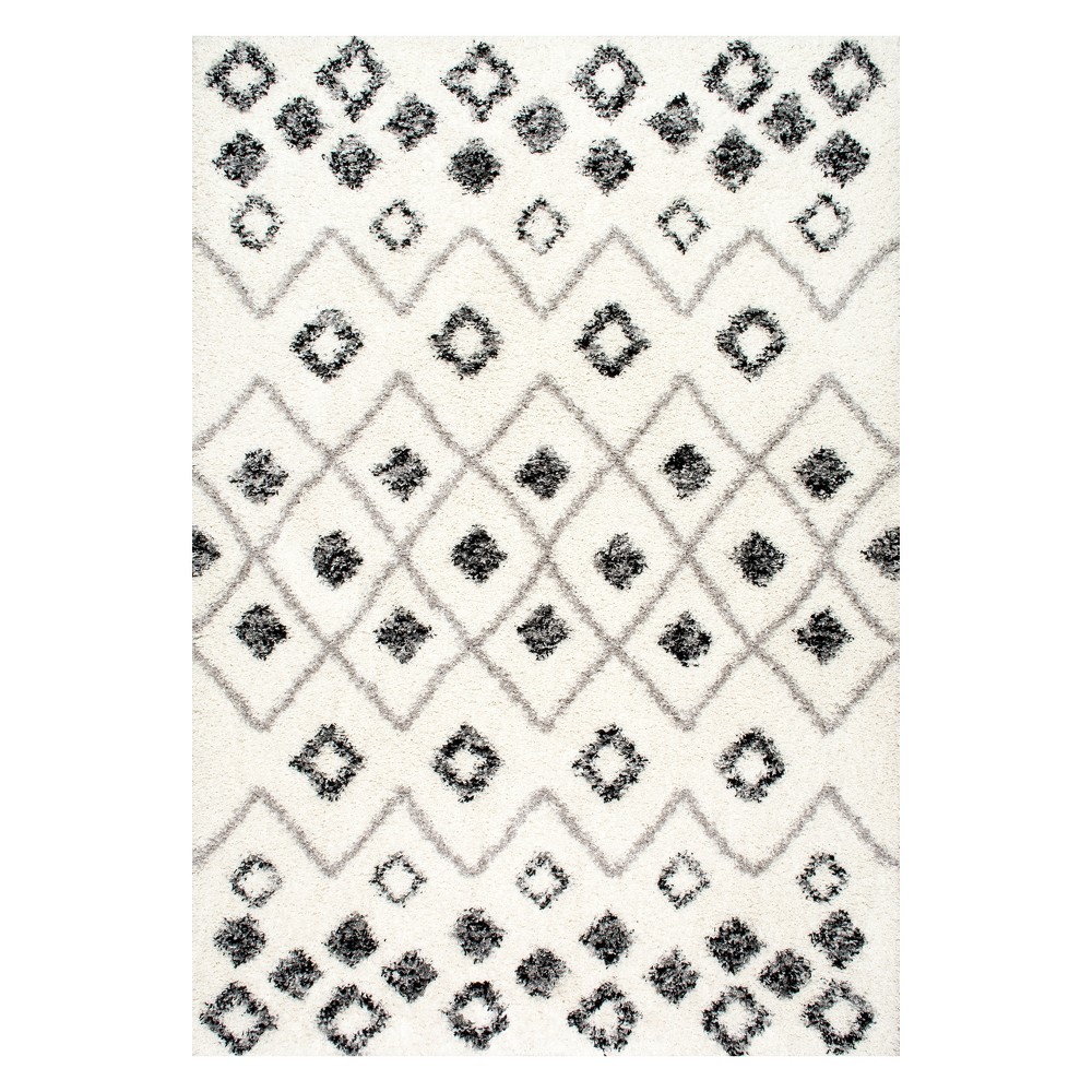 5'x8' Solid Loomed Area Rug Gray - nuLOOM