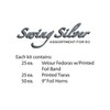 Beistle New Year Swing Silver Asst for 50 Silver - 2 of 2